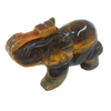 Crystal Elephant – Tiger's Eye Large