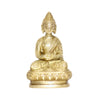 Meditating brass Buddha Statue