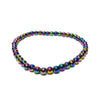 Rainbow Hematite bracelet 4mm