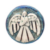 Raku Mini Medallion With An Angel