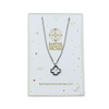 EE Silver Necklace – White Shell Cross