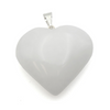 Snow Quartz Heart Pendent