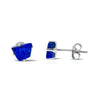 lapis lazuli silver earrings