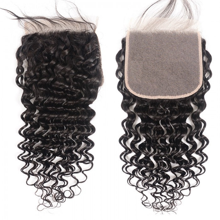 Funmi Curly Hair Bundles With Closure 10a Peruvian Virgin Hair Short Bob Weave  Hairstyles Bouncy Curly Weave 3 Bundles With Closure Remy Human Hair  Extensions Natural color : Amazon.in: Beauty