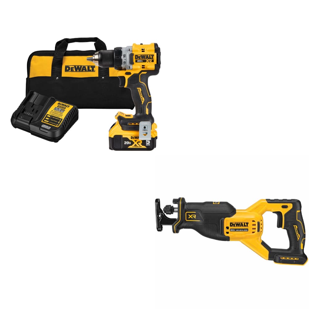 Dewalt DCK4050M2 20V MAX Lithium-Ion Cordless Brushless 4-Tool Combo Kit  (4.0Ah)