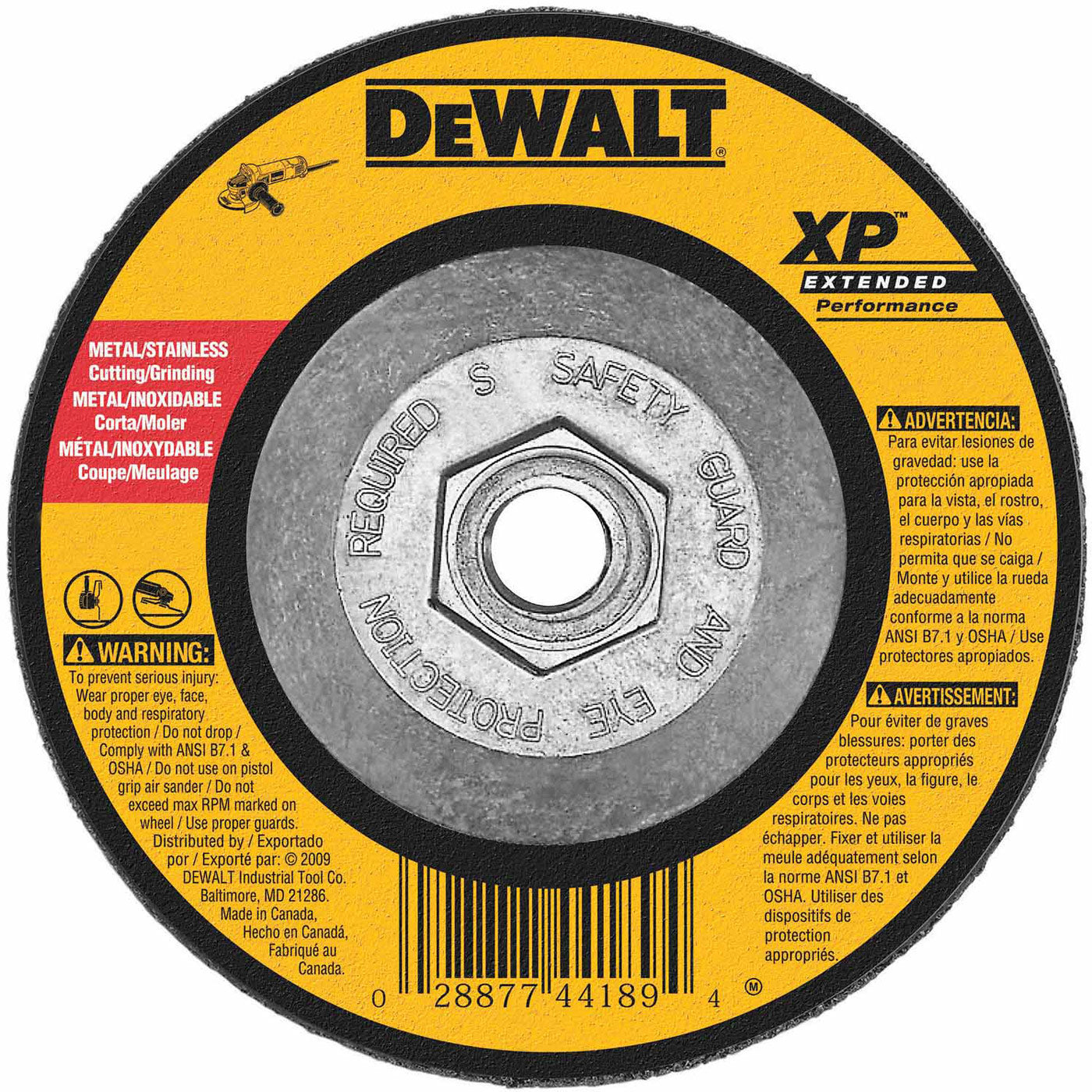 DeWalt DW4777T 5 Turbo XP Diamond Cup Wheel