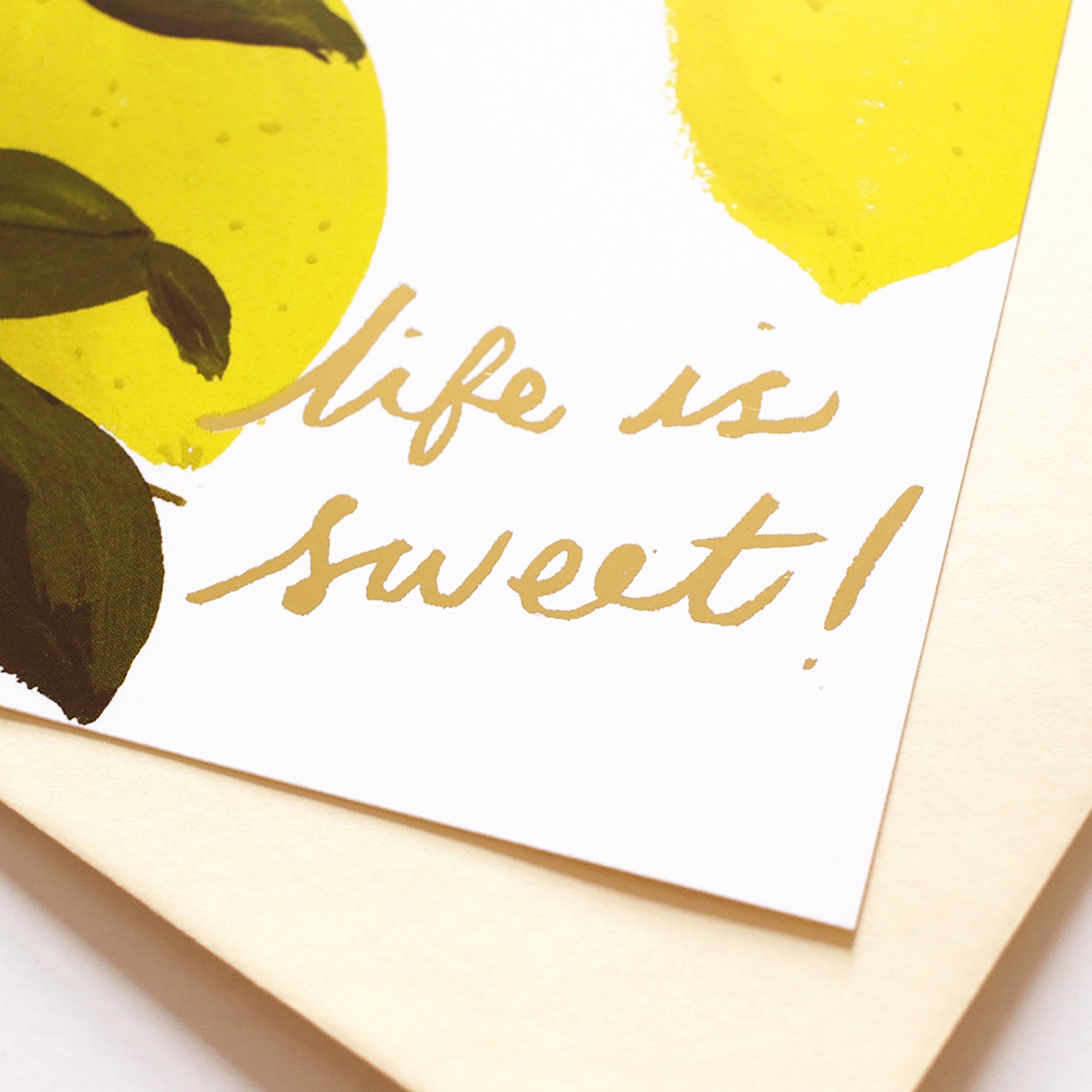 Lemon Congratulations Card – Annie Dornan-Smith