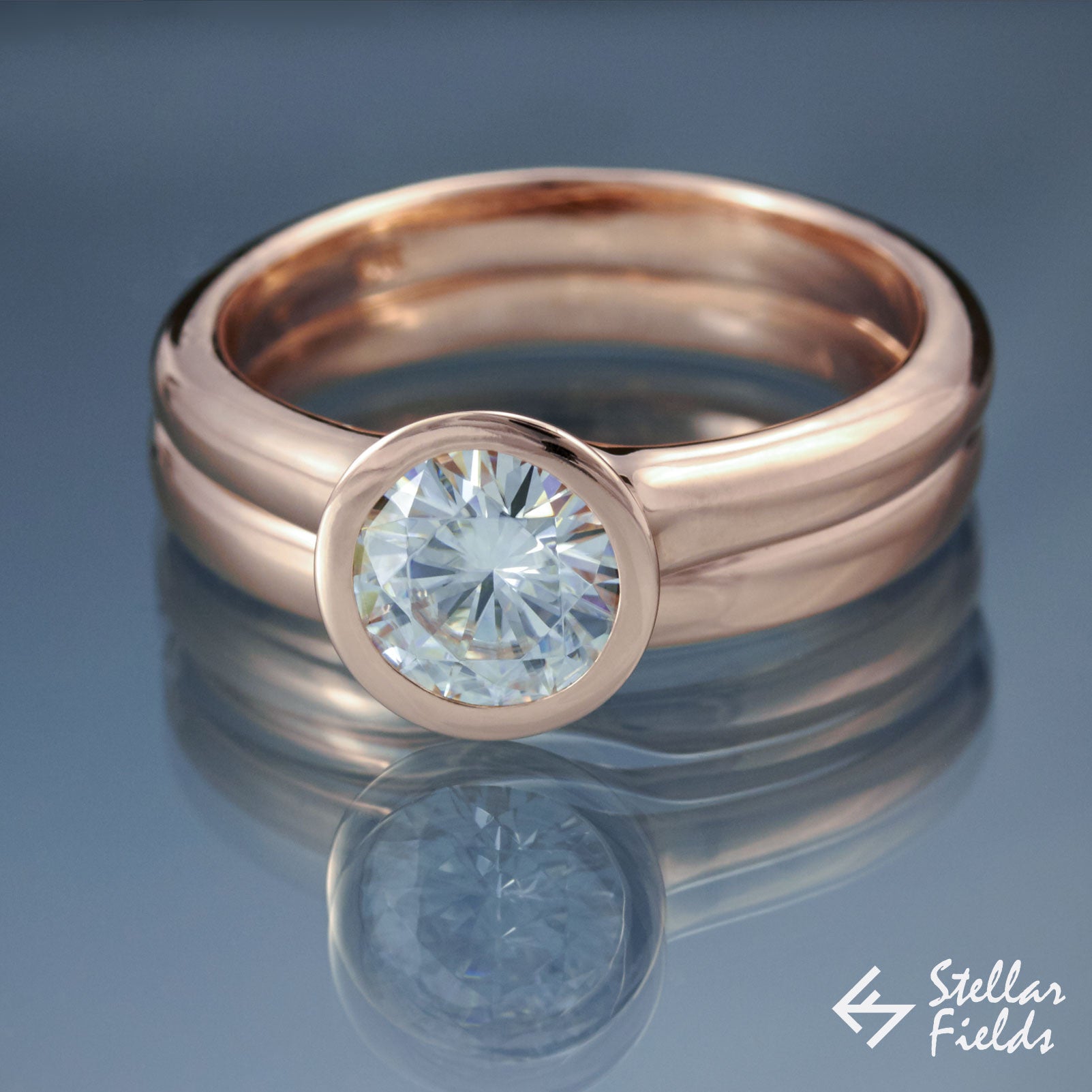Milgrain Bezel Round Engagement Ring Mounting | Moijey Fine Jewelry and  Diamonds