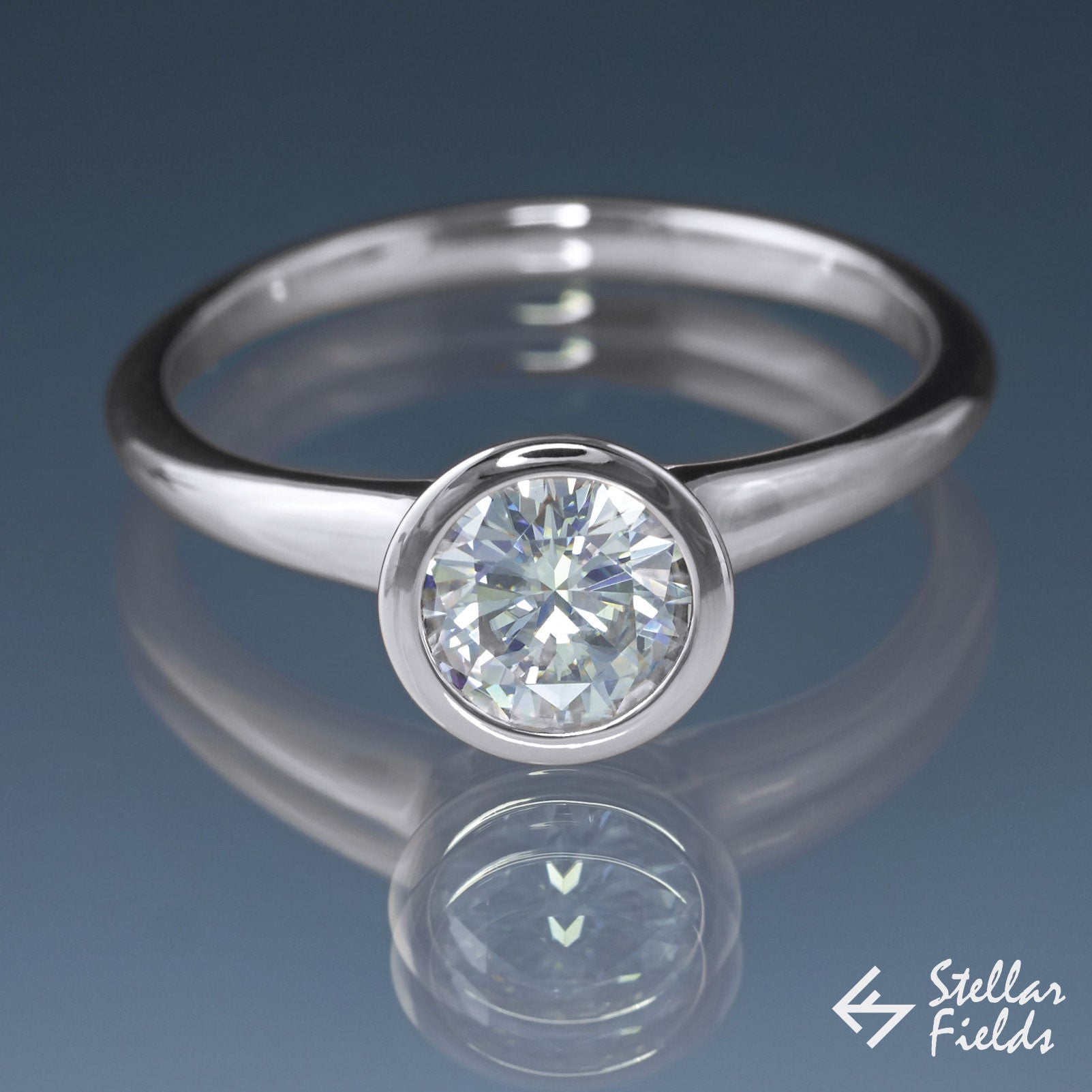 round diamond bezel