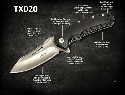 proelia knives tx020