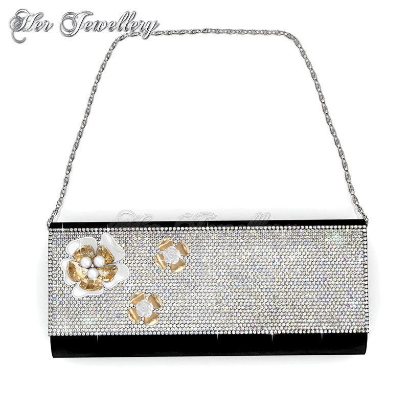 Swarovski Crystals Glitter Roselie Clutch - Her Jewellery