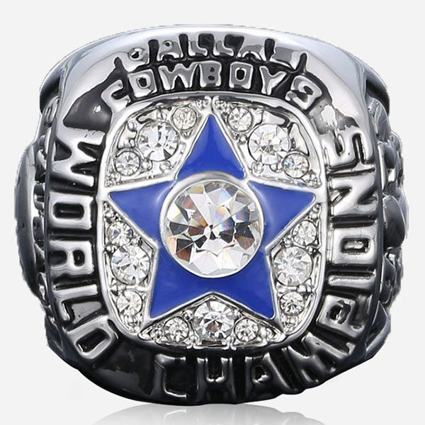 Cowboy Champion Titanium Zircon Diamond Inlay Men's Ring – EverMarker