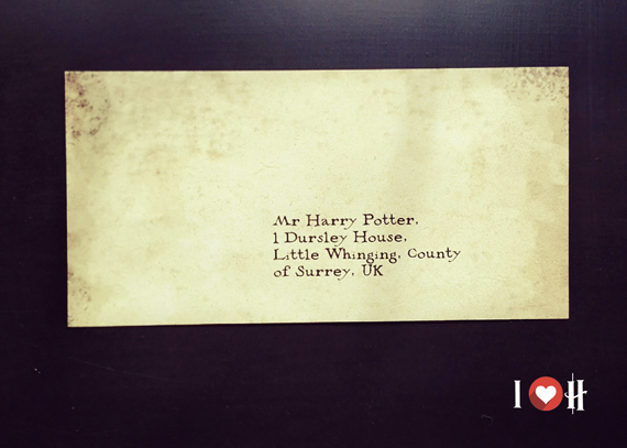 lettera di harry potter