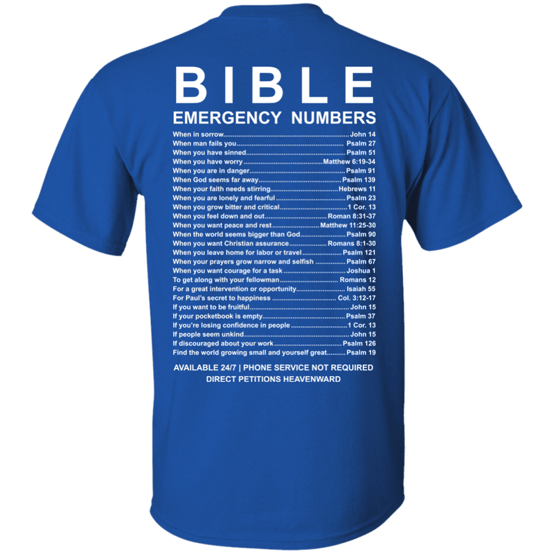 bible emergency numbers our lord style