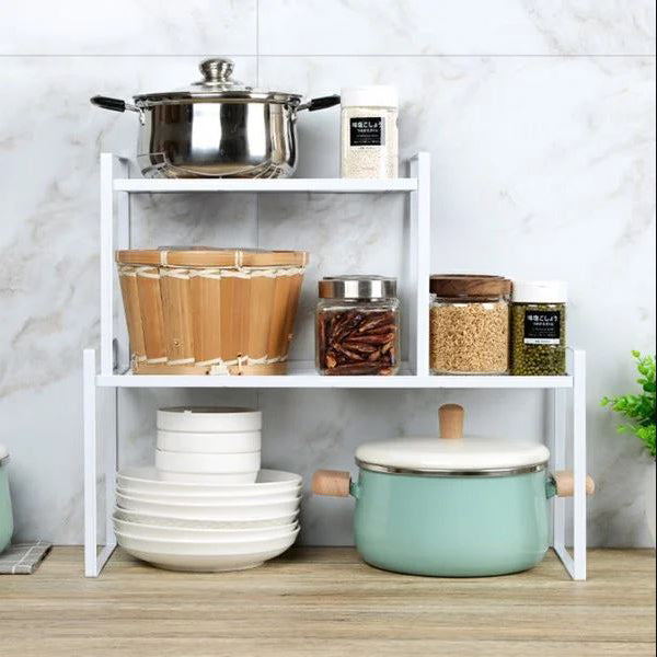 Kệ để đồ chia ngăn lưu trữ chén dĩa đồ gia đình - DG299