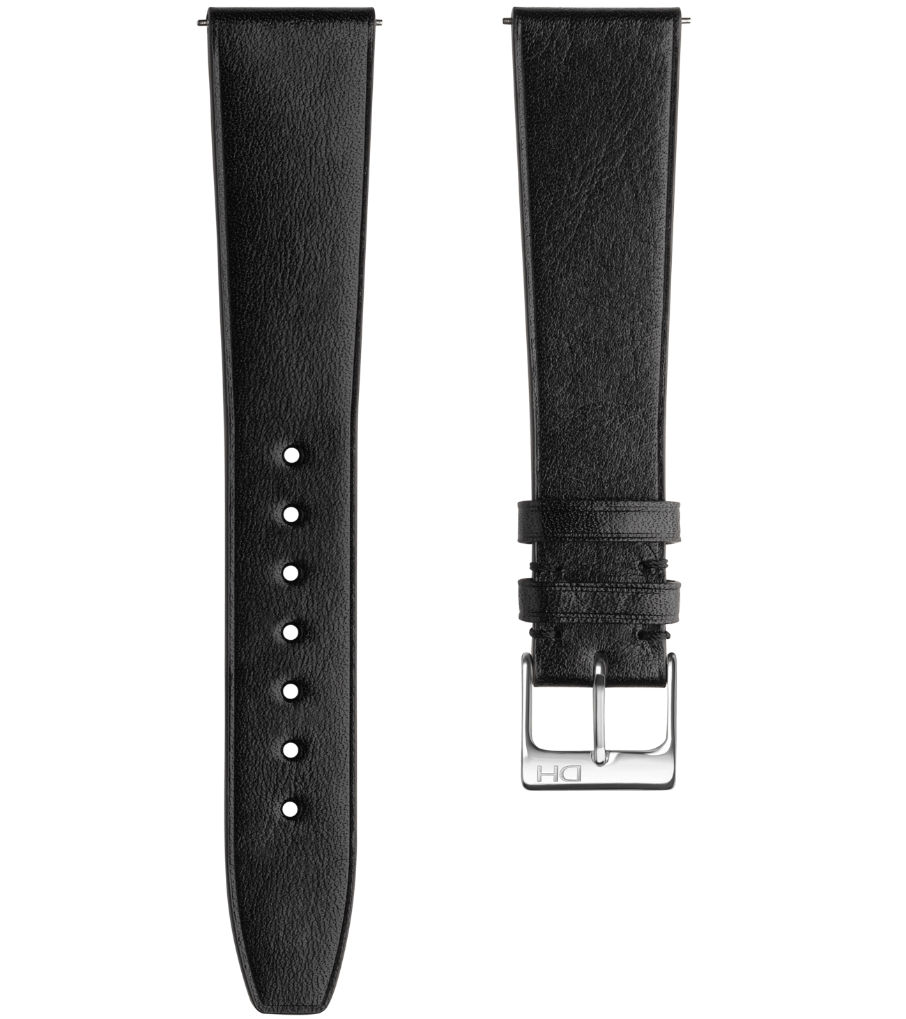 <h3>Leather Strap</h3> 1937 black top grain leather strap<br><span>Easy Release Strap</span>