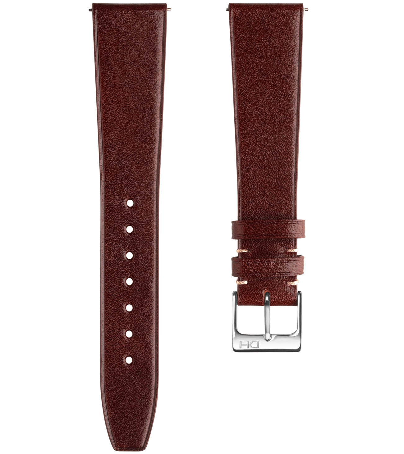 <h3>Leather Strap</h3> 1937 coffee top grain leather strap<br><span>Easy Release Strap</span>