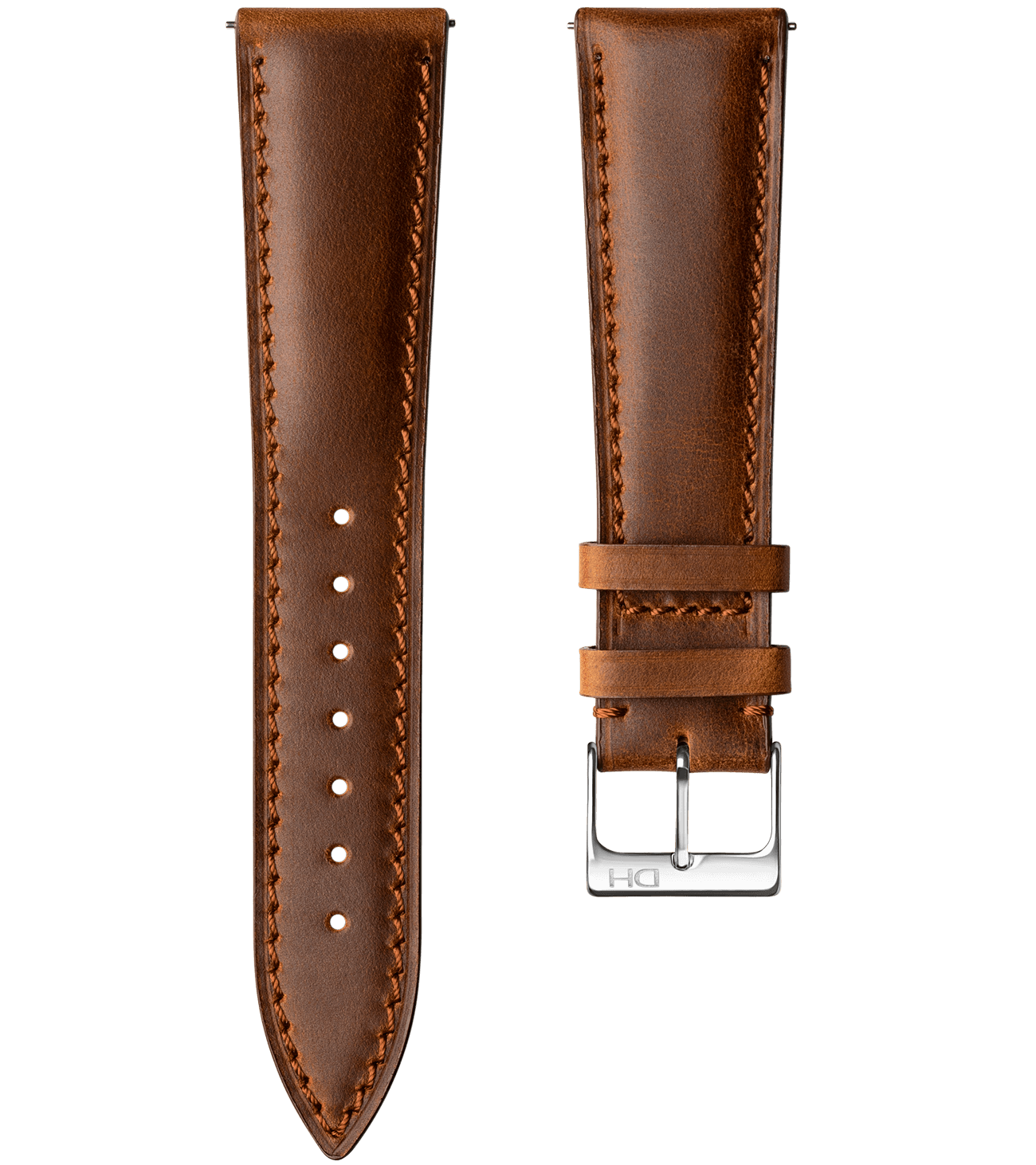 <h3>Leather Strap</h3> 
1939 top grain leather strap rustic <br>with <span>Easy Release Strap</span>