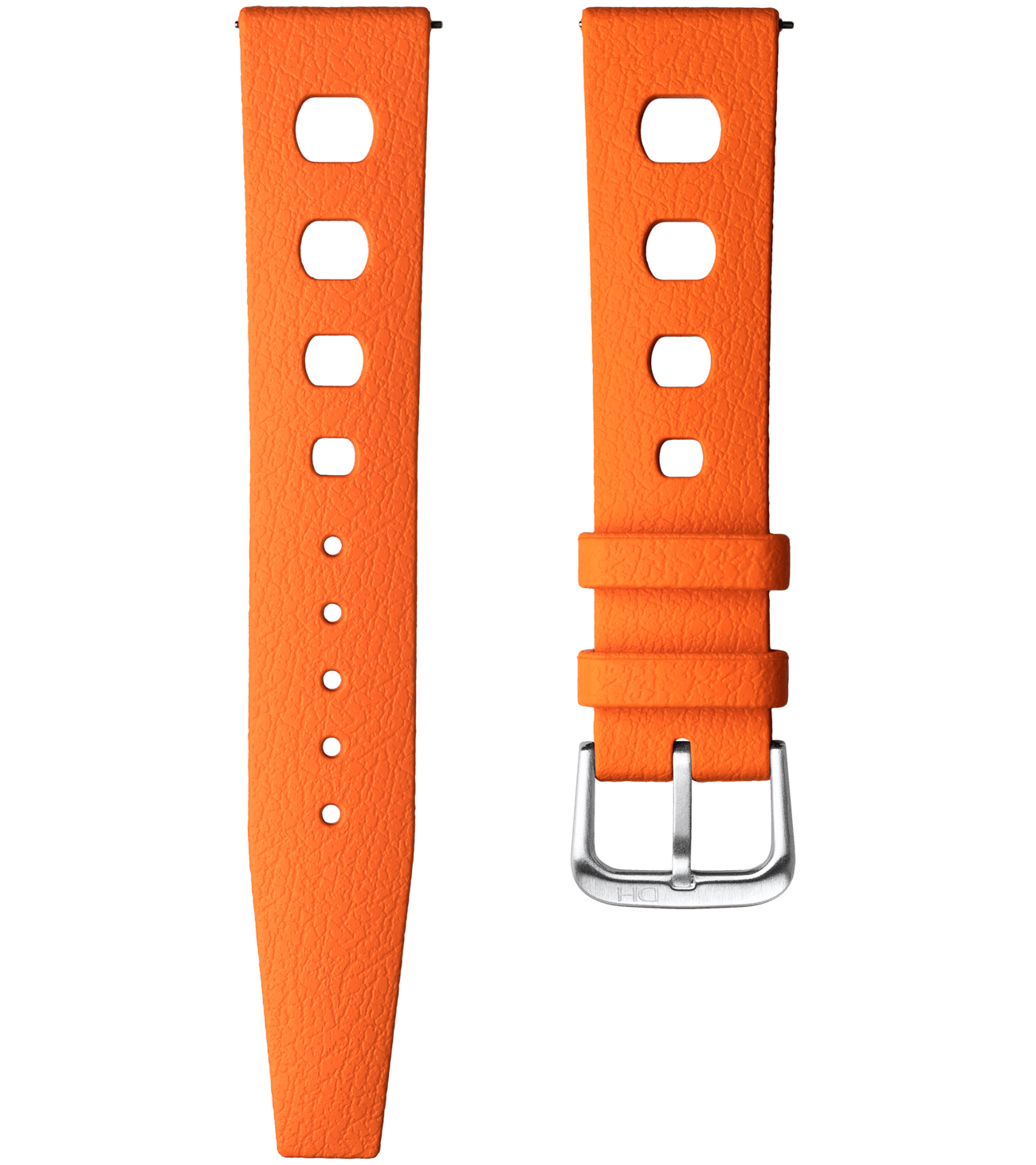 <h3>Rubber Strap</h3>1975 FKM tropic strap orange<br> with <span>Easy Release Strap</span>