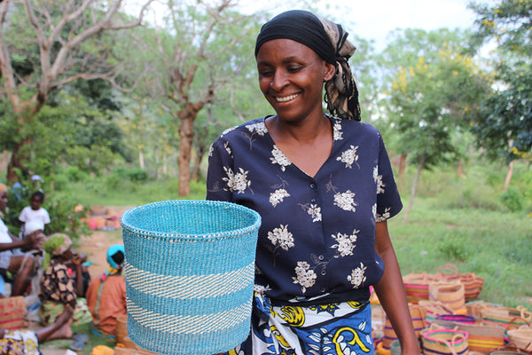 Basket Weaver in Kenya