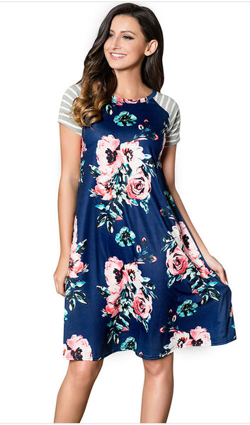 Floral Causal Dress – romoti