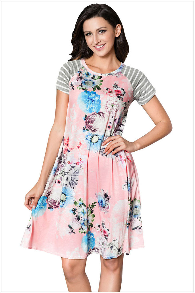 Floral Causal Dress – romoti