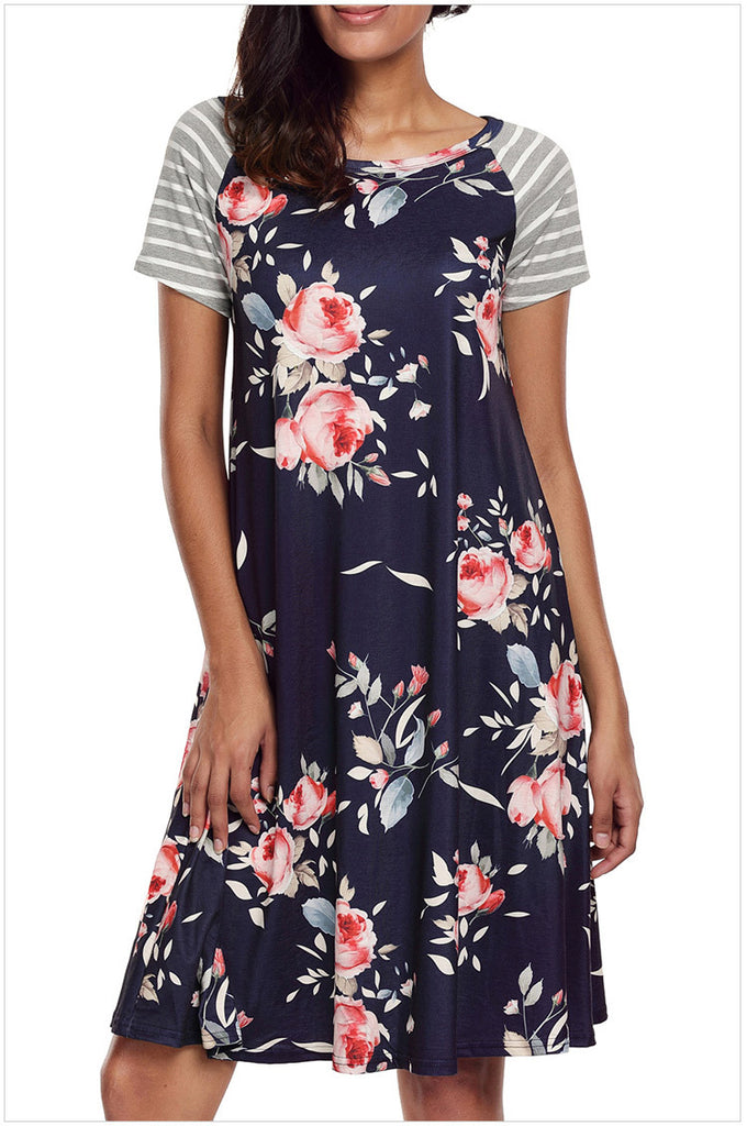 Floral Causal Dress – romoti