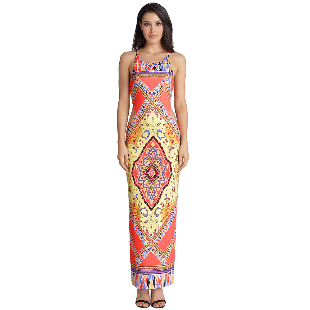 Romoti My Day Of Ethnic Print Maxi Dress – romoti