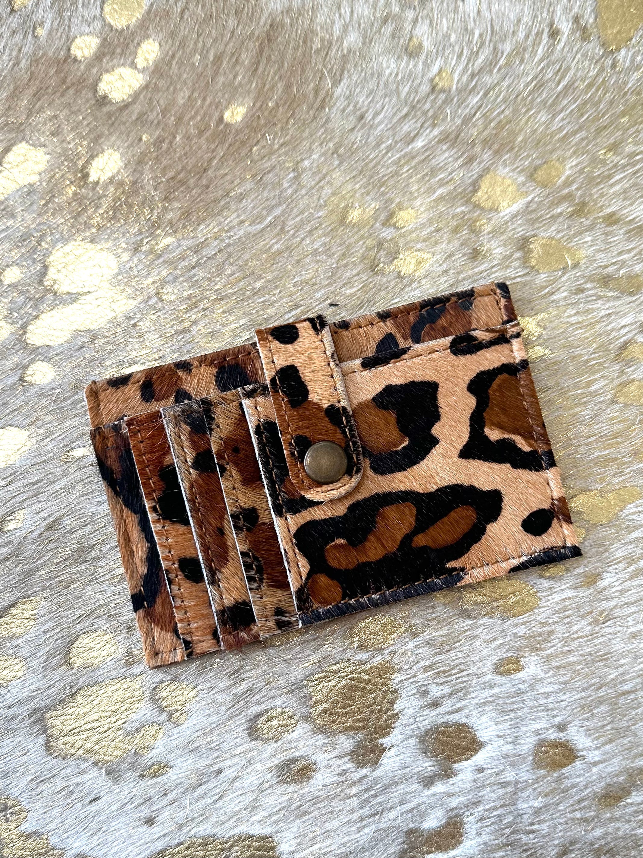 Cheetah Hide CC wallet