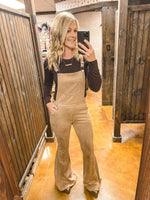 Dolly Suede Overalls