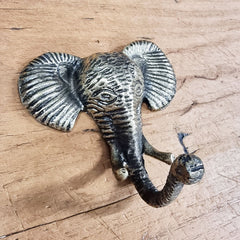 Elephant Brass Wall Hook