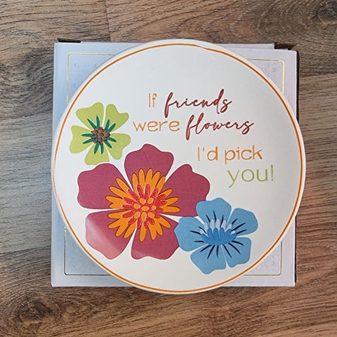 If Friends Were Flowers - Gift Boxed Trinket Dish