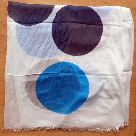 Circles Cotton Scarf - mmturffarm