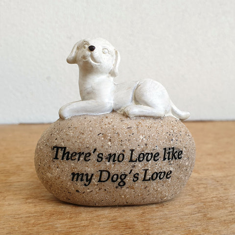 There's No Love Like My Dog's Love Figurine - mmturffarm