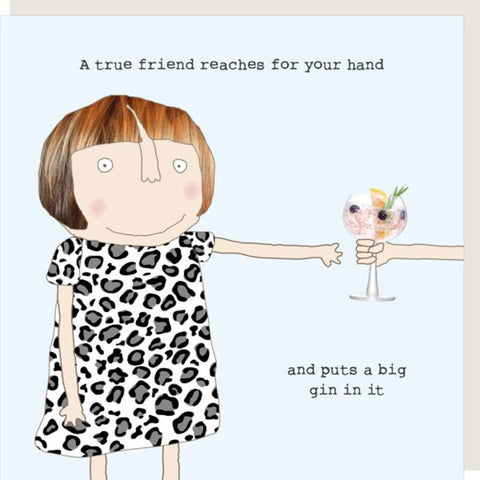 Rosie Made A Thing Card - True Friend