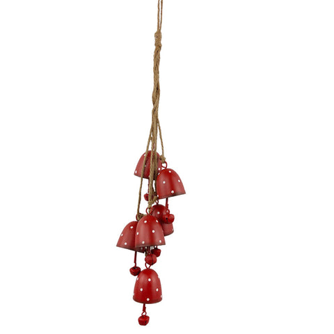 Christmas Bells Garland Red 48cm