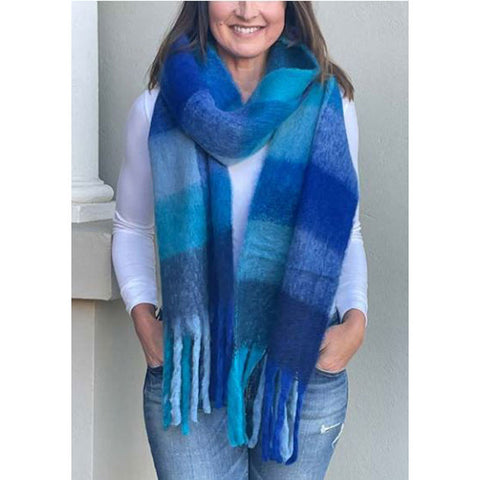 Winter Blues Super Soft Scarf