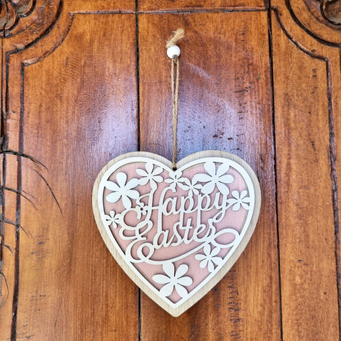 Happy Easter Hanging Heart