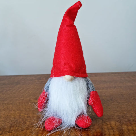 Sitting Santa Gnome 23.5cm - Percy