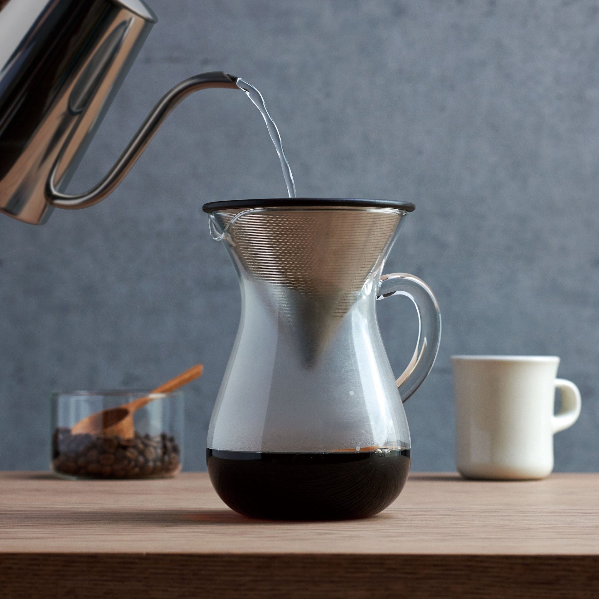 Kinto Japan Kaffeekanne mit Kaffeefilter Set| Handcraft Coffee