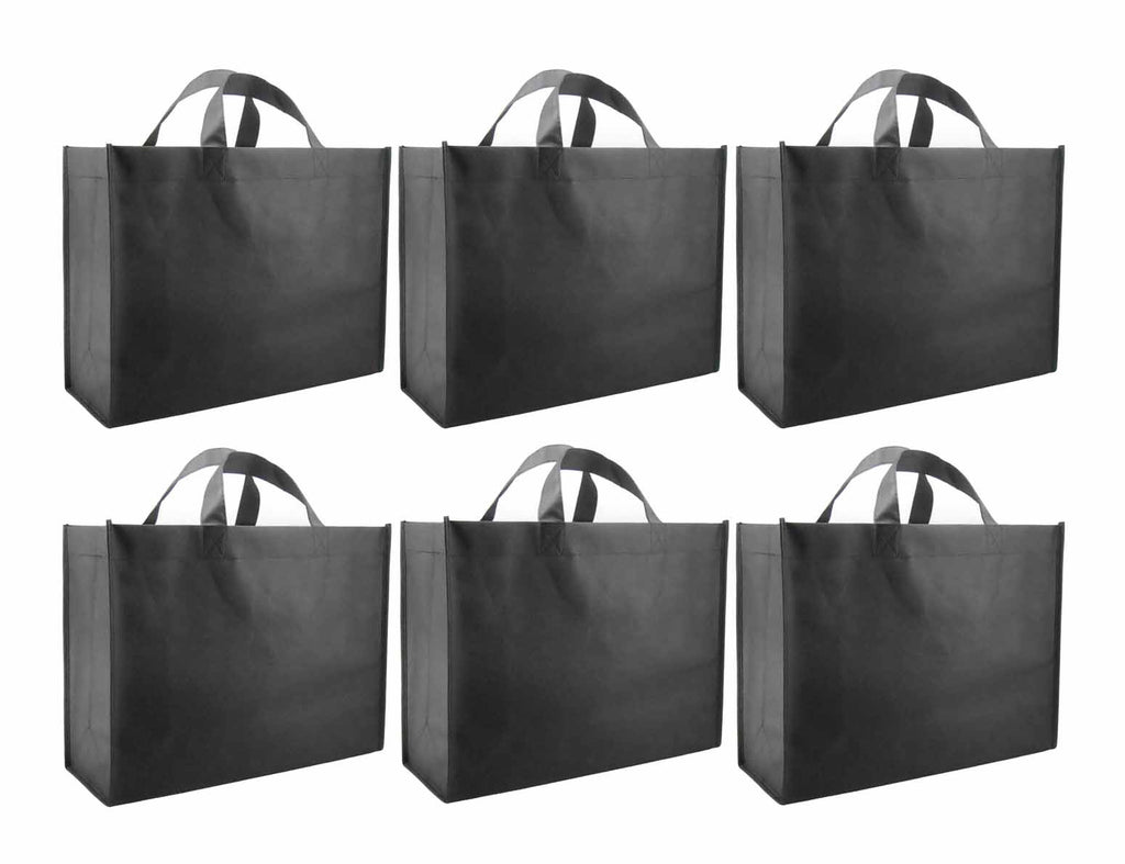 Gift Bags (6), Black [large] – CYMA Bags