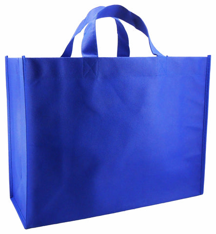 large blue gift bags