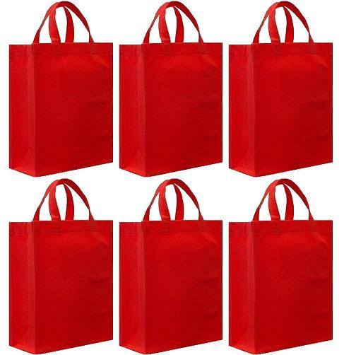 red gift bags