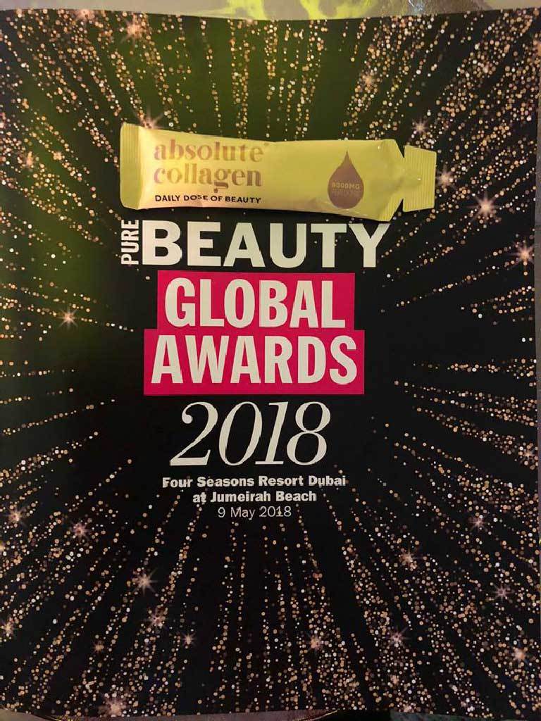 Absolute Collagen Global Beauty Awards Dubai 2018