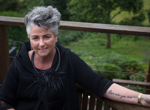 Maxine Laceby, Absolute Collagen Founder, Shows Off 'Own Who You Are' Tatoo