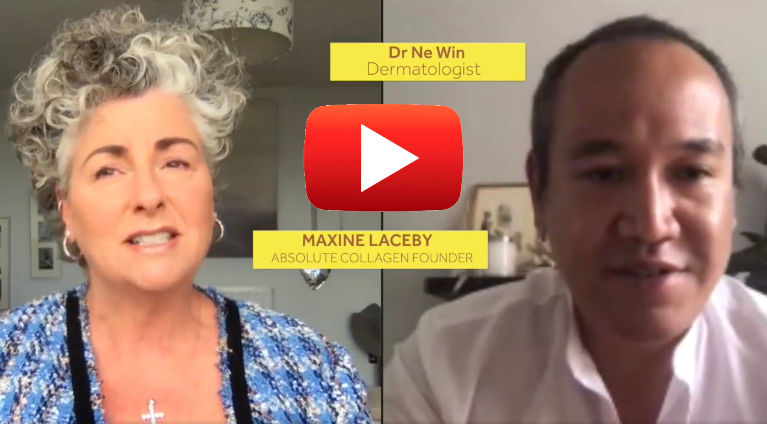 Image showing screenshot of Maxine Laceby and Dr Ne Win