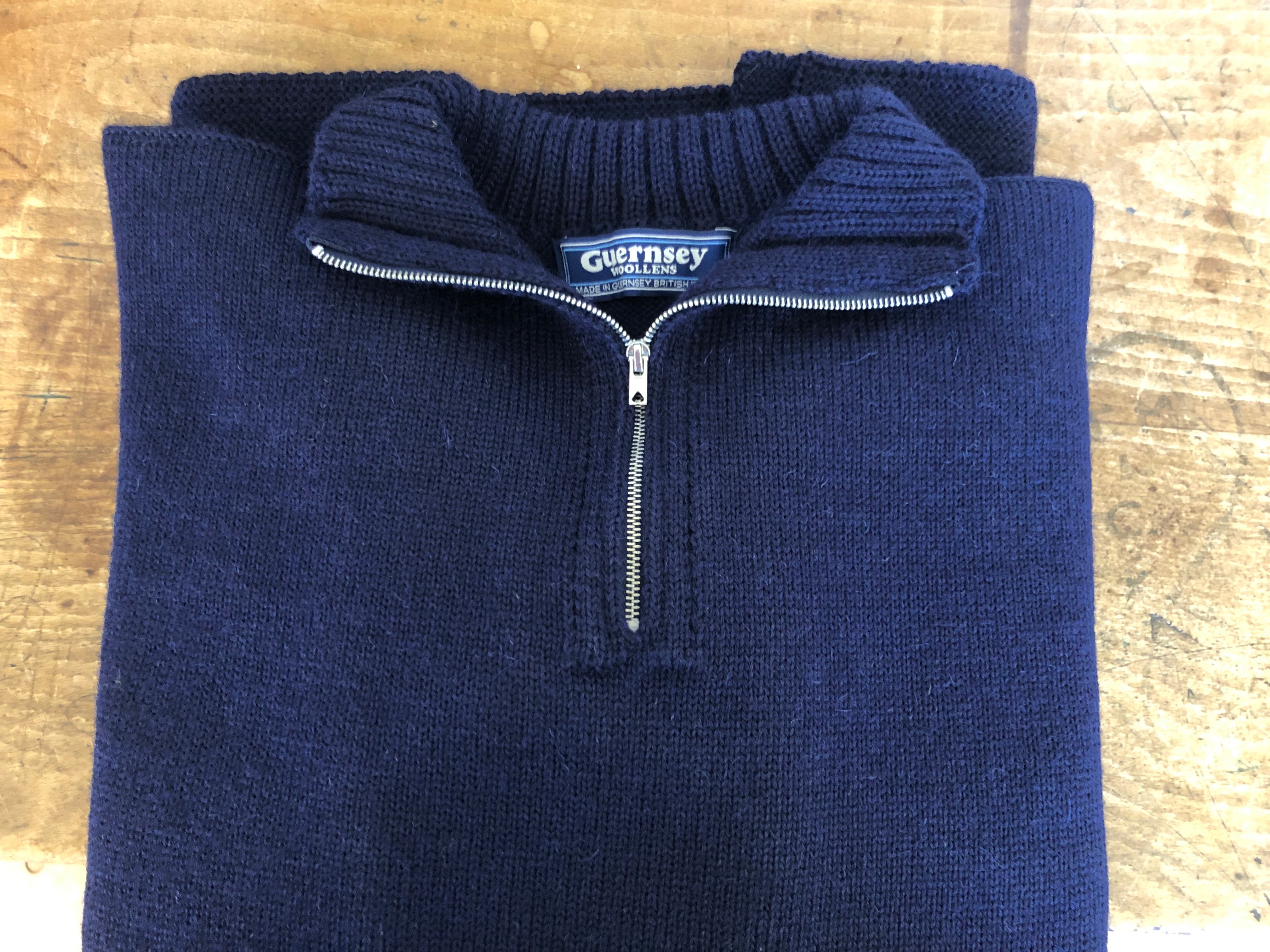 Quarter Zip - Guernsey Woollens Ltd