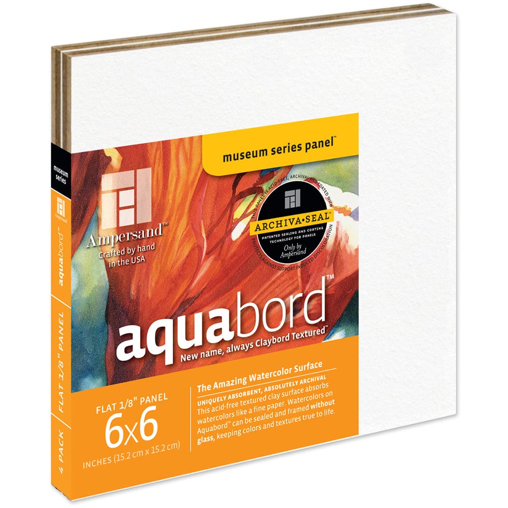 Ampersand Museum Series 6x8 Hardbord Flat Panel 1/8 Pack of 3