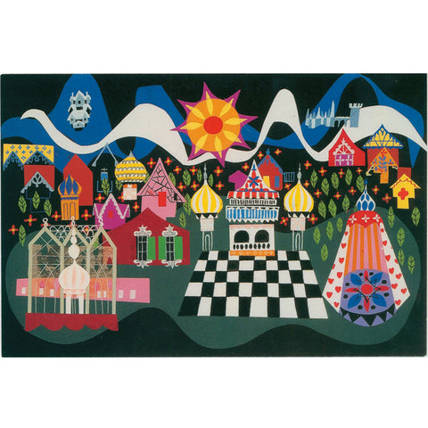 concept art for it's a small world, mary blair