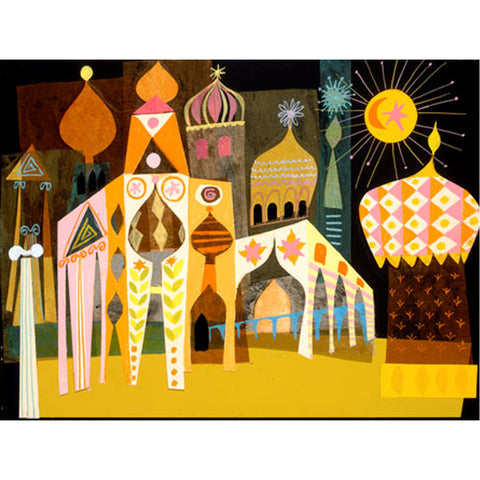 concept art for it's a small world by mary blair